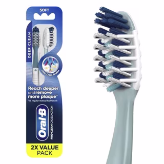 21. Oral-B Pro Health CrossAction Plaque Removal Toothbrush