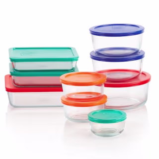 Pyrex Simply Store Glass Food Storage Set (9 pack)