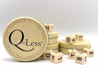 Q-Less The Original Crossword Solitaire Game