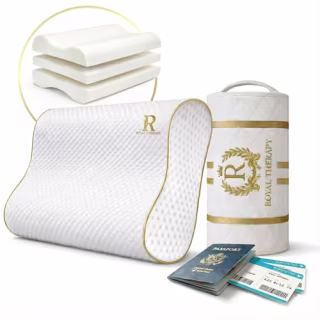 Royal Therapy Travel Memory Foam Cervical Pillow
