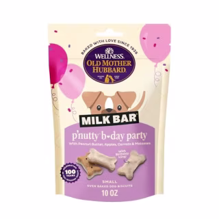 Wellness Old Mother Hubbard Milk Bar P'Nutty B-Day Party Dog Biscuits