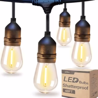addlon LED Outdoor String Lights