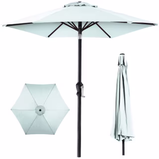 Best Choice Products Outdoor Steel Market Patio Umbrella (10 Foot)