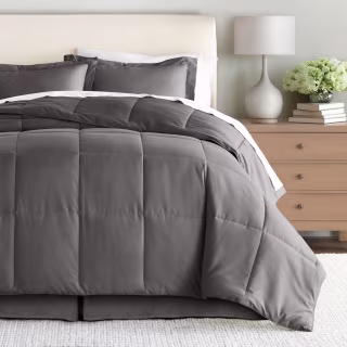 Linens & Hutch 8-Piece Down-Alternative Comforter Set