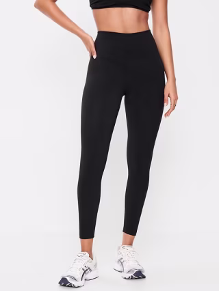 Old Navy High-Waisted PowerChill 7/8 Cotton Leggings