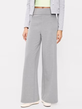 Old Navy PowerChill Fold-Over Wide-Leg Pants