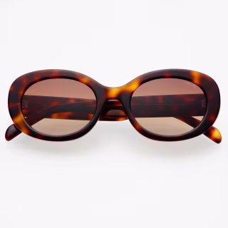 Aria Tortoiseshell Cateye Sunglasses