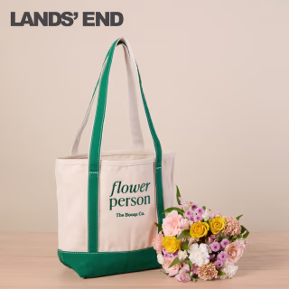 The Lands' End Canvas Pocket Tote Gift Set