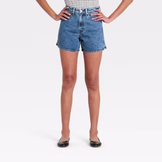 Universal Thread High-Rise A-Line Denim Shorts