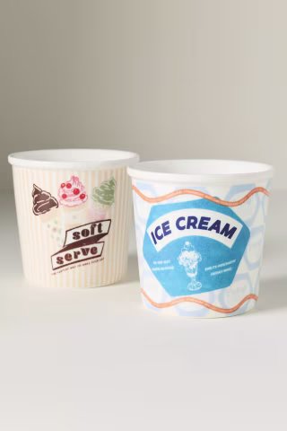 Anthropologie Glace Stoneware Ice Cream Bowl
