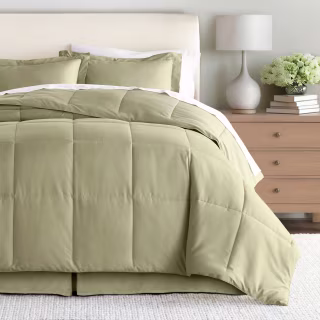 Linens & Hutch 8-Piece Down-Alternative Comforter Set