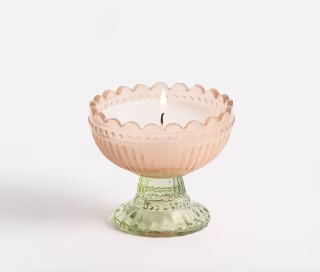Fluted Flower Candle