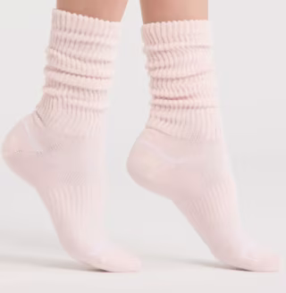 Nordstrom Athleisure Slouch Rib Crew Socks