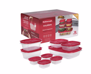 Rubbermaid EasyStore 18-Piece Food Storage Container Set