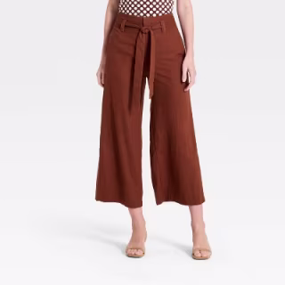 A New Day High-Rise Linen Belted Pants