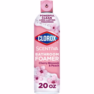 Clorox Scentiva Cherry Blossom and Peach Bathroom Foamer