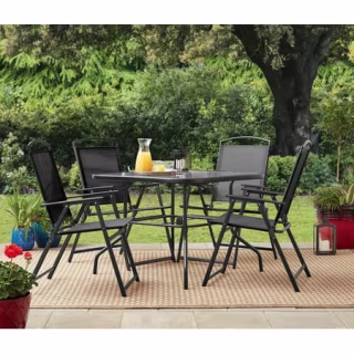 Mainstays Albany Lane 5-Piece Steel Outdoor Patio Dining Set