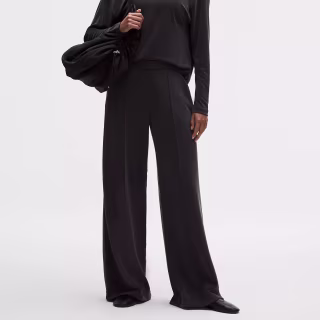 Lululemon Softstreme Pintuck High-Rise Wide-Leg Pant