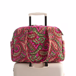 Vera Bradley Outlet Cotton Weekender Travel Bag 