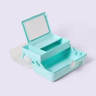 Pokémon x Target Caboodles Case Clear Sparkle/Light Blue