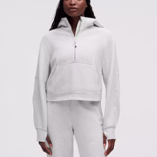 Scuba Oversized Half-Zip Hoodie