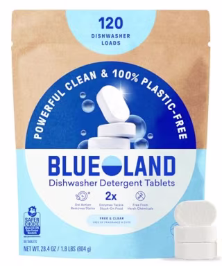 Blueland 100% Plastic-Free Dishwasher Detergent Tablets