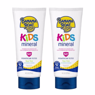 Banana Boat Kids 100% Mineral Sunscreen Lotion SPF 50