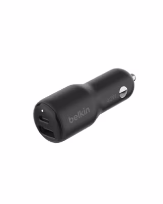 Belkin BoostCharge 42-Watt Dual Port Fast Car Charger