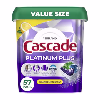 Cascade Platinum Plus Dishwasher Pods