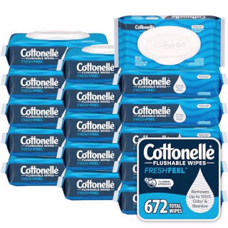Cottonelle Fresh Feel Flushable Wet Wipes
