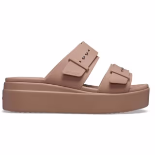 Crocs Women's Brooklyn Buckle Low Wedges