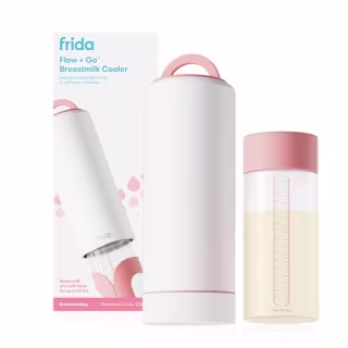 Frida Mom Flow + Go Breastmilk Cooler Bottle