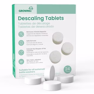 Grownsy Descaling Tablets for Bottle Washers