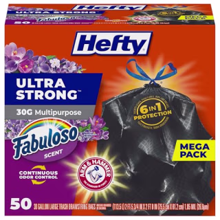 Hefty Ultra Strong 30 Gallon Trash Bags