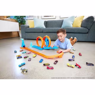 Hot Wheels Toy Car Track Set
