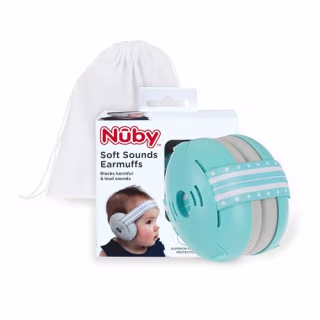 Nuby Soft Sounds Earmuffs with Travel Case