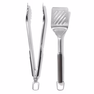 OXO Outdoor Grilling Turner and Tongs Set
