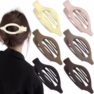 Obeoby Flat Hair Clips (Set of 6)
