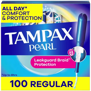 Tampax Pearl Tampons Regular Absorbency