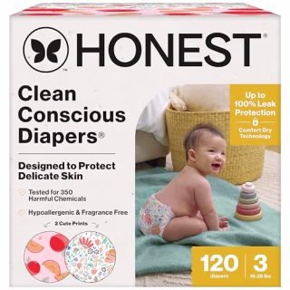The Honest Company Comfort Dry Disposable Daytime Diapers