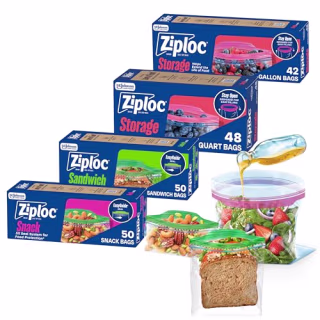 Ziploc Storage Bags Variety Pack