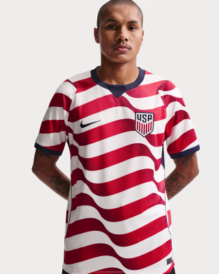 USMNT 2026 Stadium Home Nike Men's Dri-FIT Soccer Replica Jersey in White