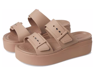 Crocs Brooklyn Buckle Low Wedge