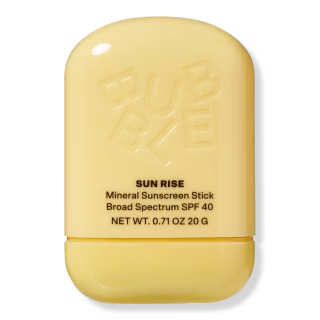 Bubble Sun Rise Mineral Sunscreen Stick Broad Spectrum SPF 40
