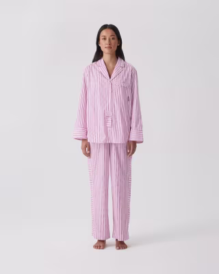 Hommey Long-Sleeve Shirt & Pants Sleep Set