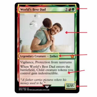 Spellblade Games Custom MTG Style Trading Card