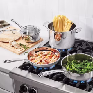 Cuisinart Classic Stainless Steel Cookware Set (10 Piece)