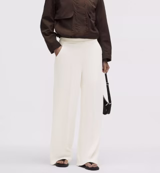Lululemon Softstreme Pintuck High-Rise Wide-Leg Pant