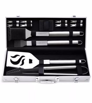 Cuisinart Deluxe Stainless-Steel 14-Piece Grill Set