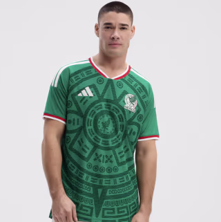 Mexico 26 Home Authentic Jersey
